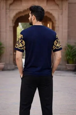 RichMan Royal Summer Tracksuit Set – Premium T-Shirt & Trouser (Breathable & Stylish)