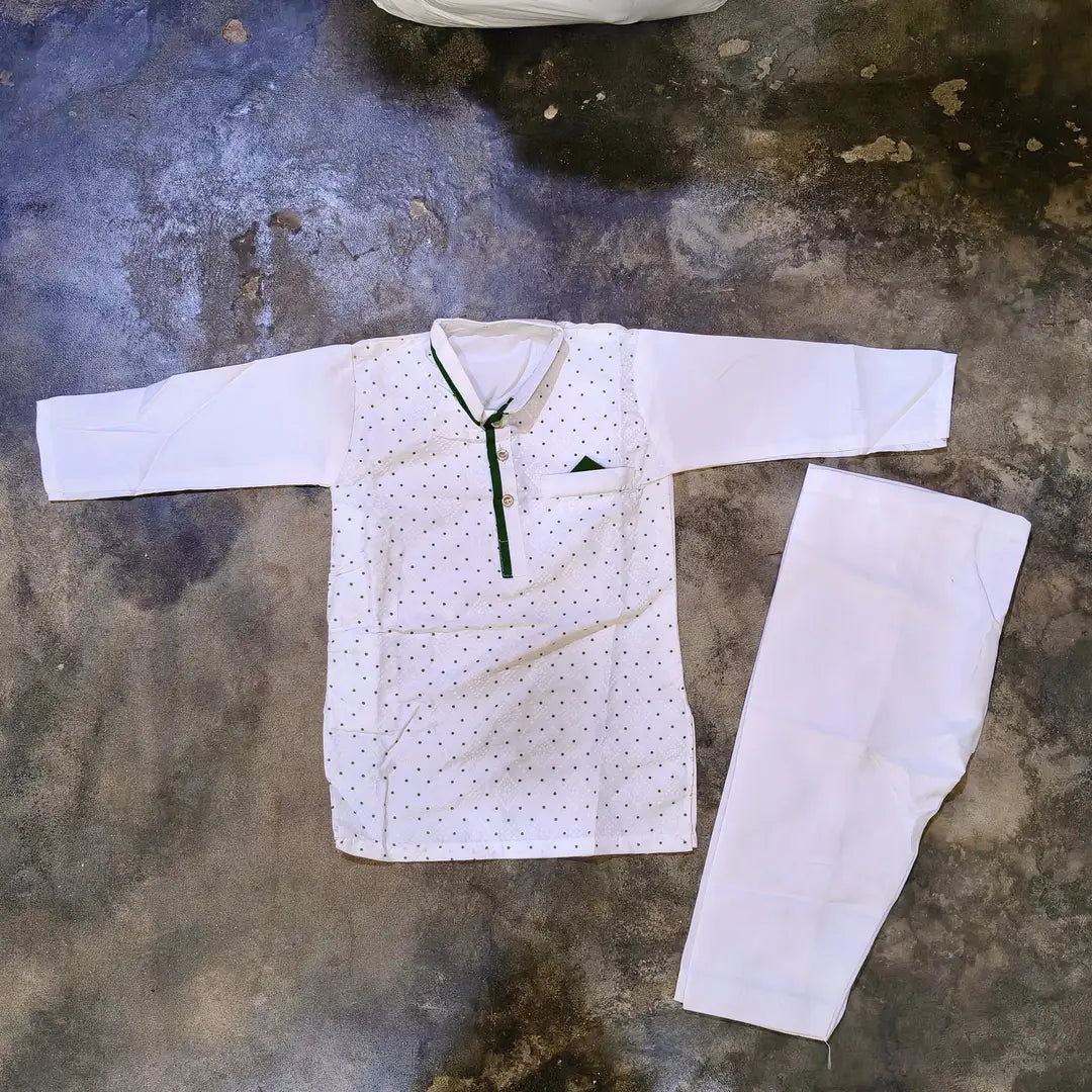14 August 2 Pcs Boy's Kurta And Shalwar Suit