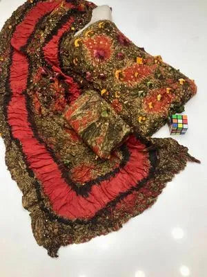 3 Pcs Women's Unstitched Plain Suit