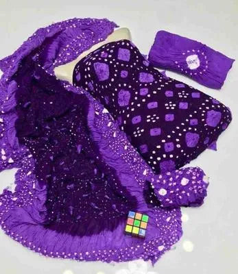 3 Pcs Women's Unstitched Plain Suit