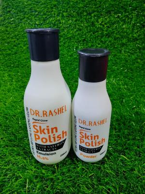 Dual Skin Polisher Set: Exfoliator & Hydrating Emulsion for All Skin Types