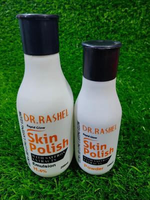 Dual Skin Polisher Set: Exfoliator & Hydrating Emulsion for All Skin Types