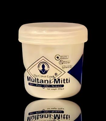 Revitalize Your Skin with 2 Pcs Multani Mud Mask - Exfoliating & Glowing Treatment