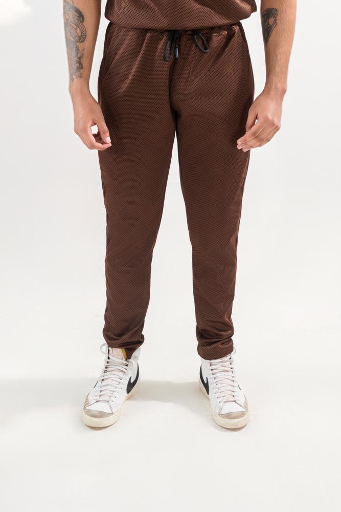 Men's Dri Fit Slim Fit Track Suit Brown
