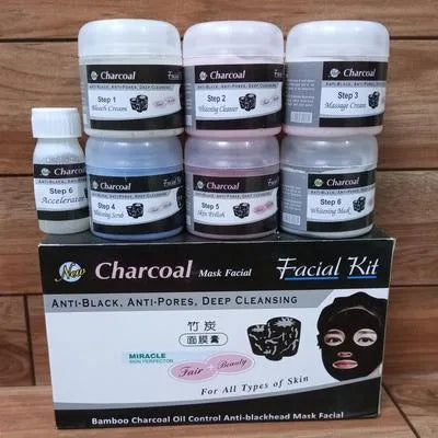 Charcoal Facial Kit (6 x 100 ML) Art # M247-CFK-0002