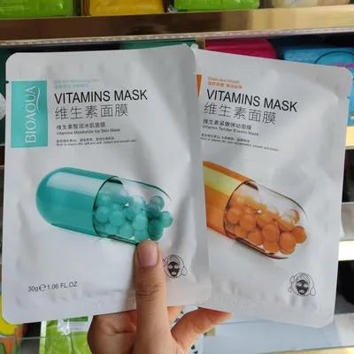 Pack of 2 BioAqua Glowing Face Mask