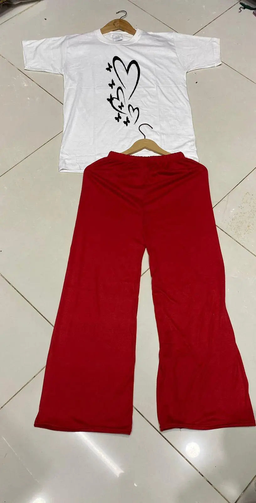 2 Pcs Women's Stitched Cotton Jersey Printed Night Suit at One Spot