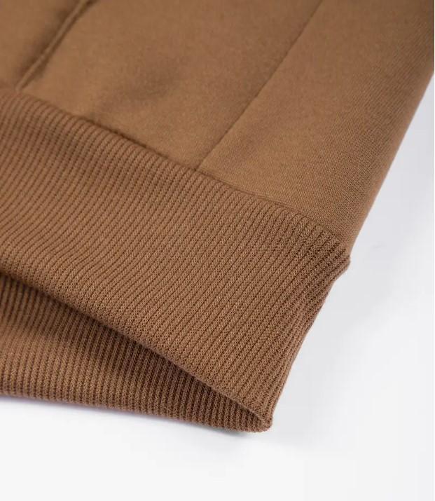 2 Pcs Men's Fleece Plain Zipper Track Suit at One Spot