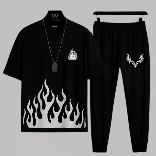 Men's Micro Printed Track Suit