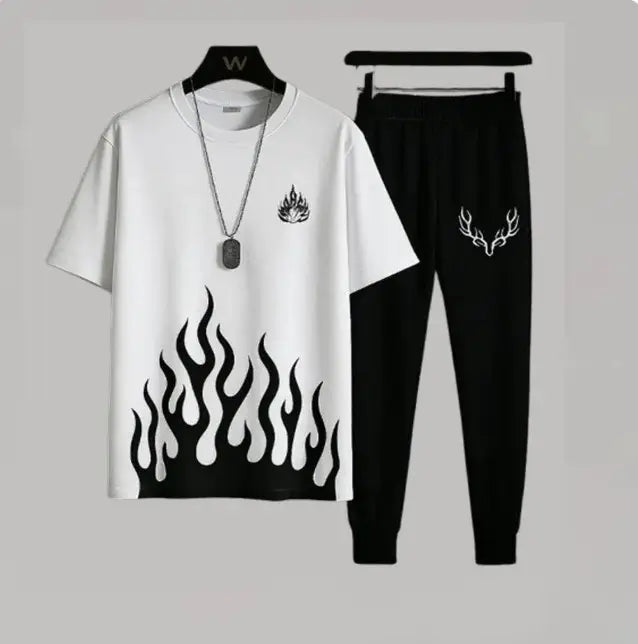 Men's Micro Printed Track Suit