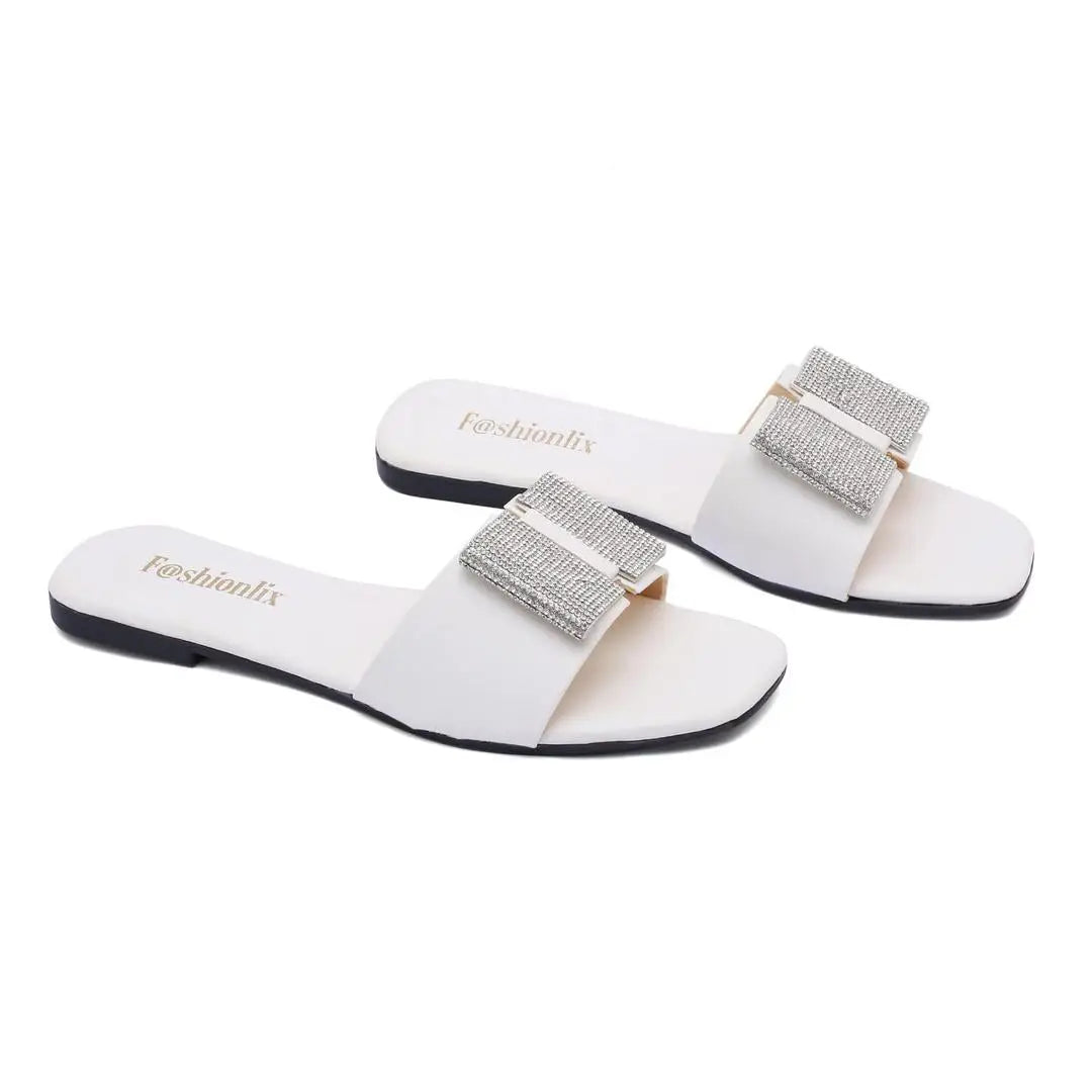 Women's Rexine Fancy Flats at One Spot