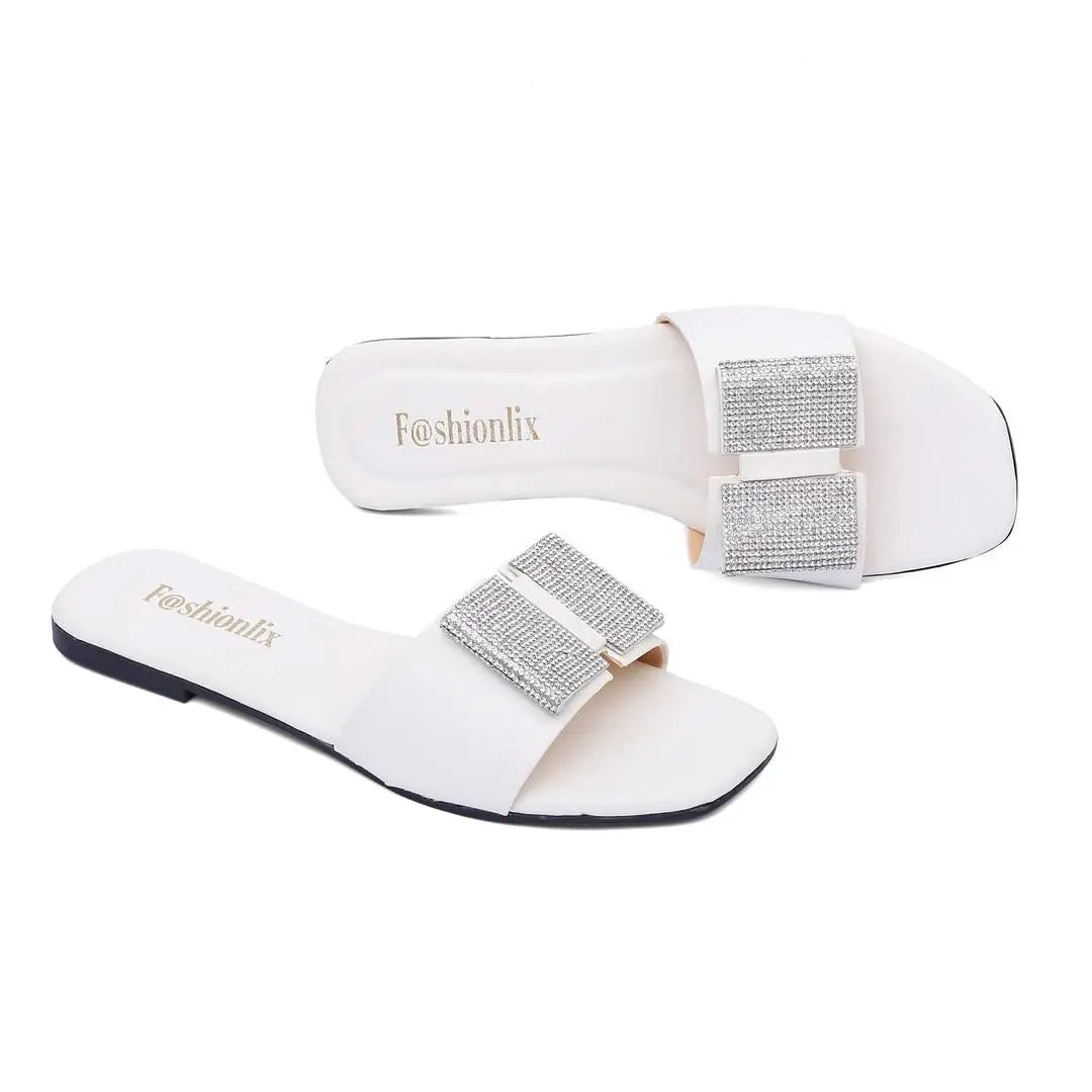 Women's Rexine Fancy Flats at One Spot